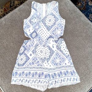 One piece short set / Large